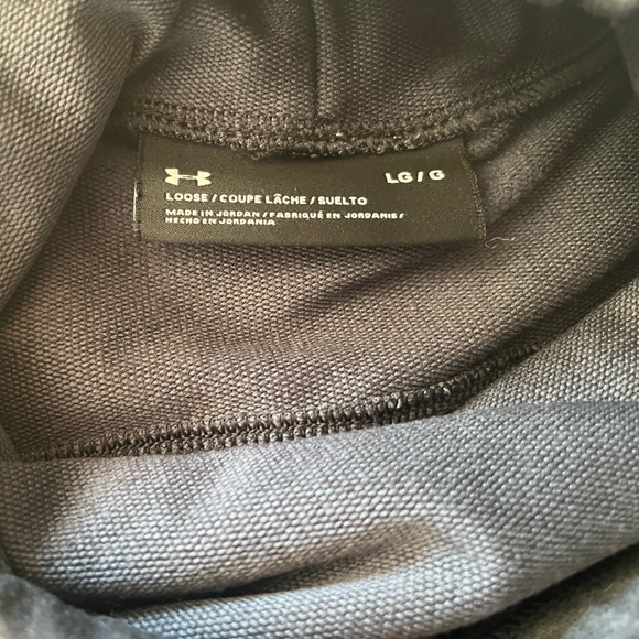 Under Armour mock neck sweatshirt Size L Dark Gray - Picture 5 of 9